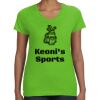 Women's V-Neck Fine Jersey Tee Thumbnail