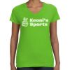 Women's V-Neck Fine Jersey Tee Thumbnail