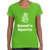 Women's V-Neck Fine Jersey Tee Thumbnail