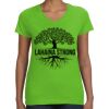 Women's V-Neck Fine Jersey Tee Thumbnail